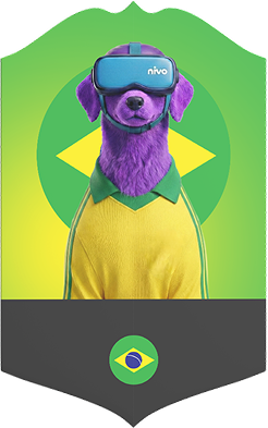 Figurinha da seleção do Brasil na Copa 2026