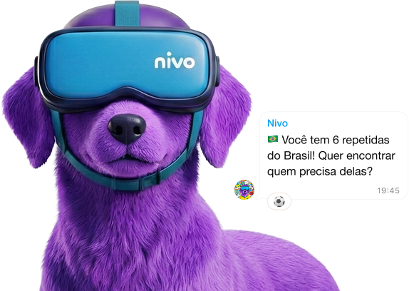 Nivo, assistente para controlar o álbum de figurinhas da Copa 2026 pelo WhatsApp